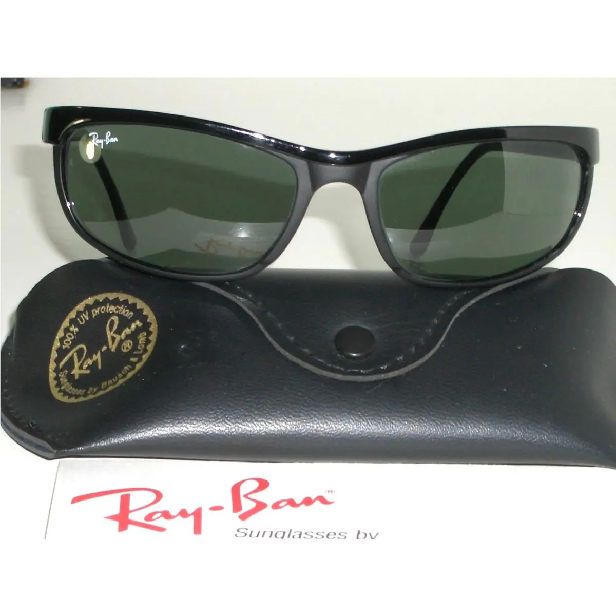 B L Ray Ban W1847 Nsas PS2 Men IN Black G15 UV Predator Series Wrap Sunglasses by Ray-Ban