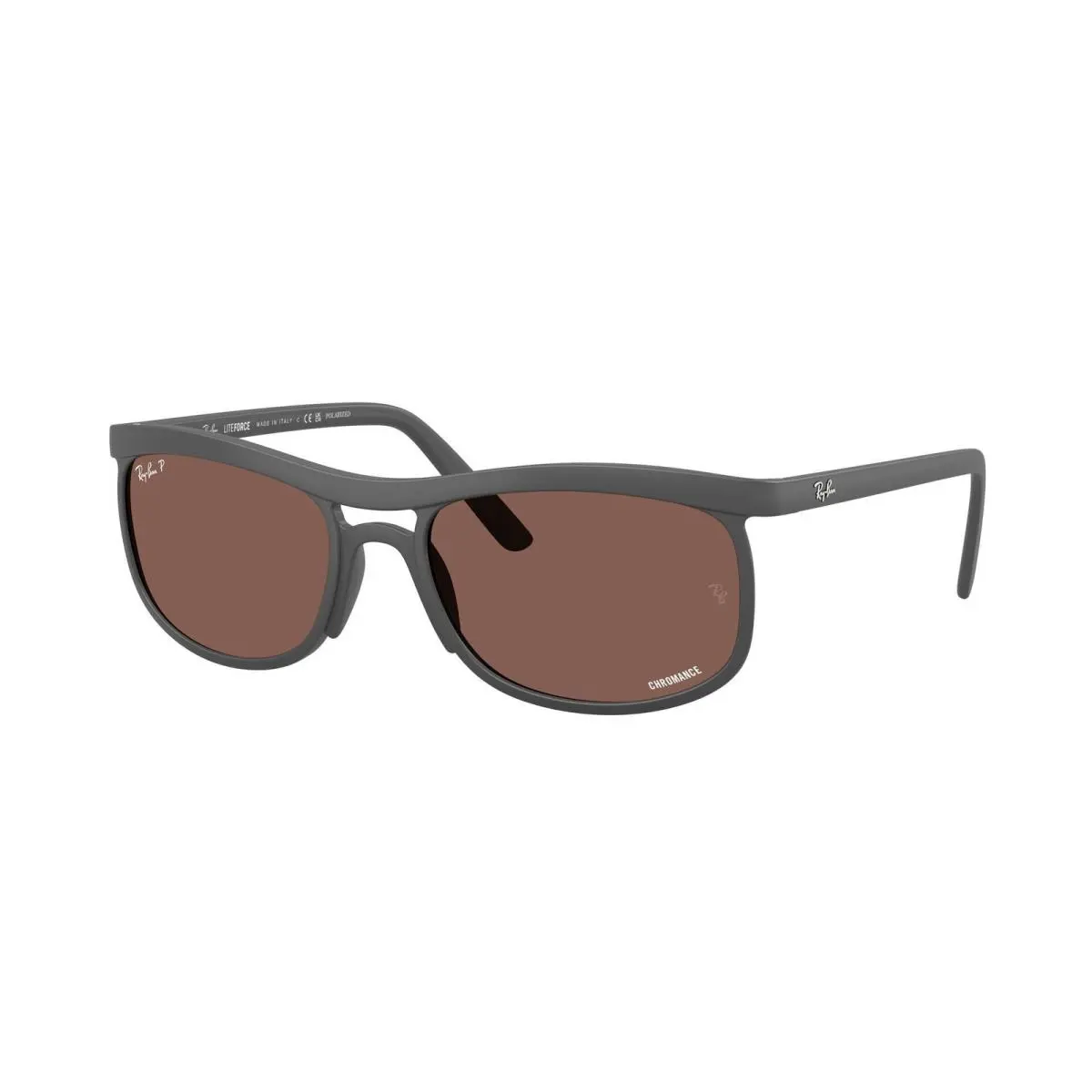 Ray-ban RB 4452 CH Sand Grey / Purple Chromance 60171A Size 59 Sunglasses
