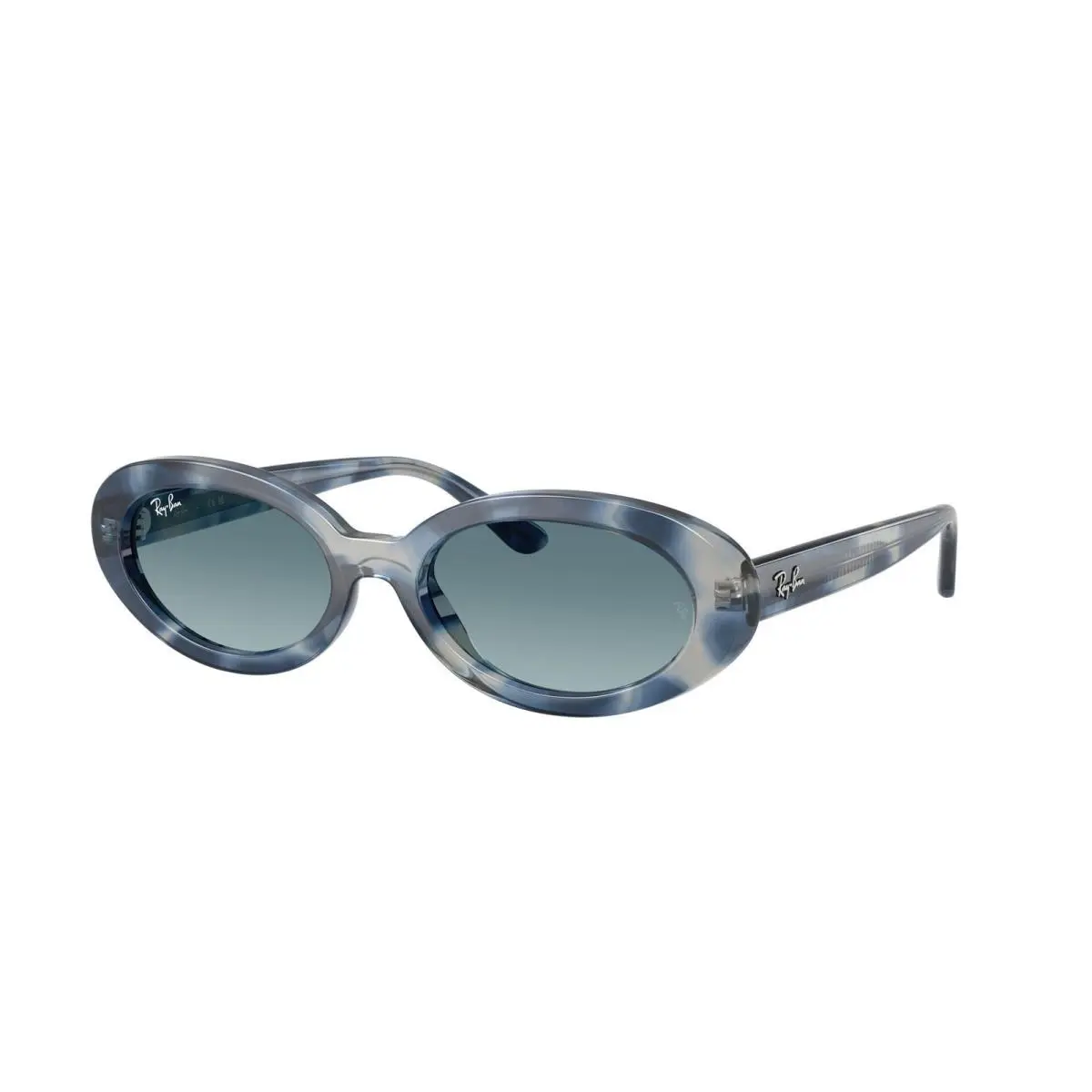 Ray-ban RB 2223 F Opal Blue Havana / Gradient Grey 14503M Size 54 Sunglasses by Ray-Ban
