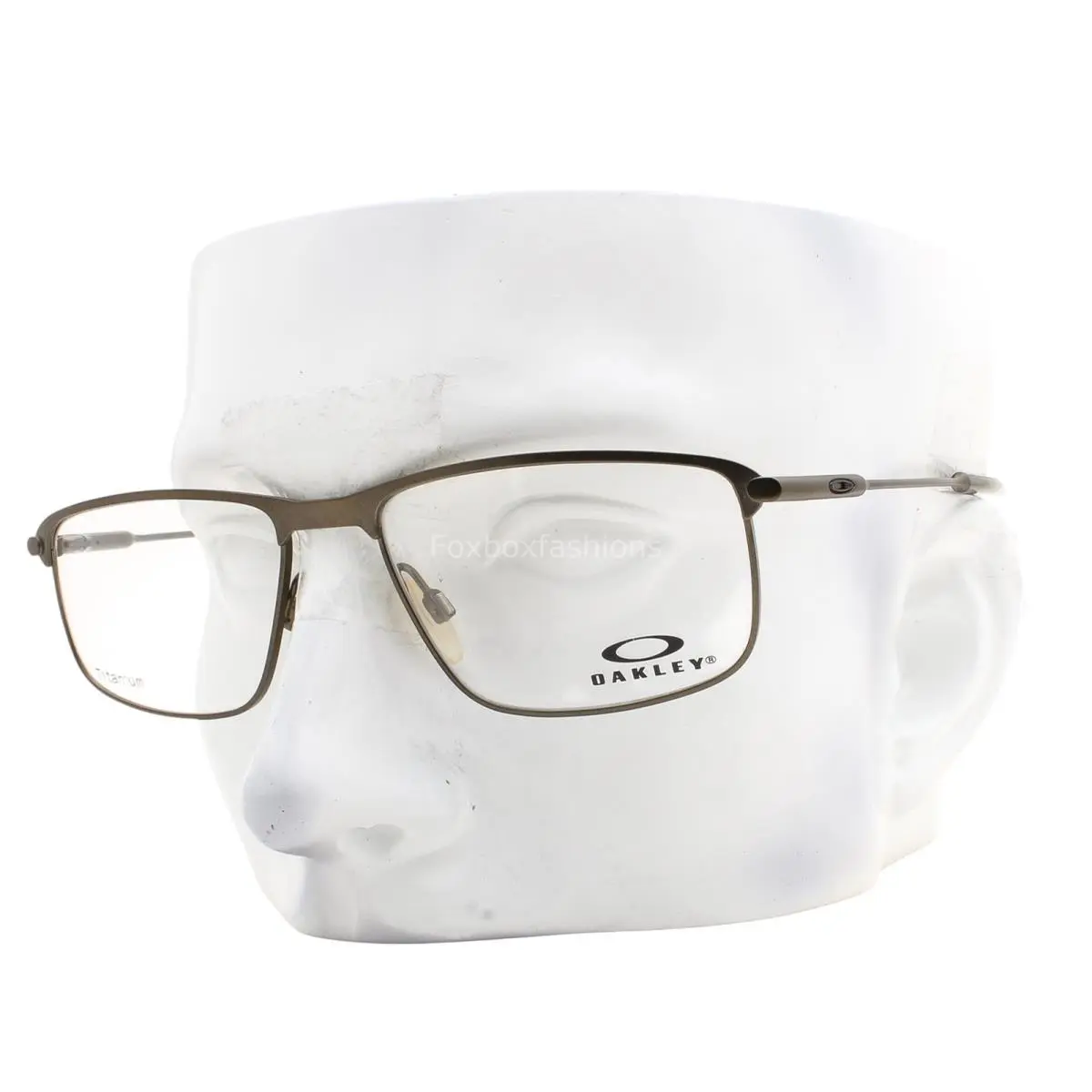 Oakley Socket TI Eyeglasses OX5019-0254 Glasses Pewter Titanium 54mm with Case