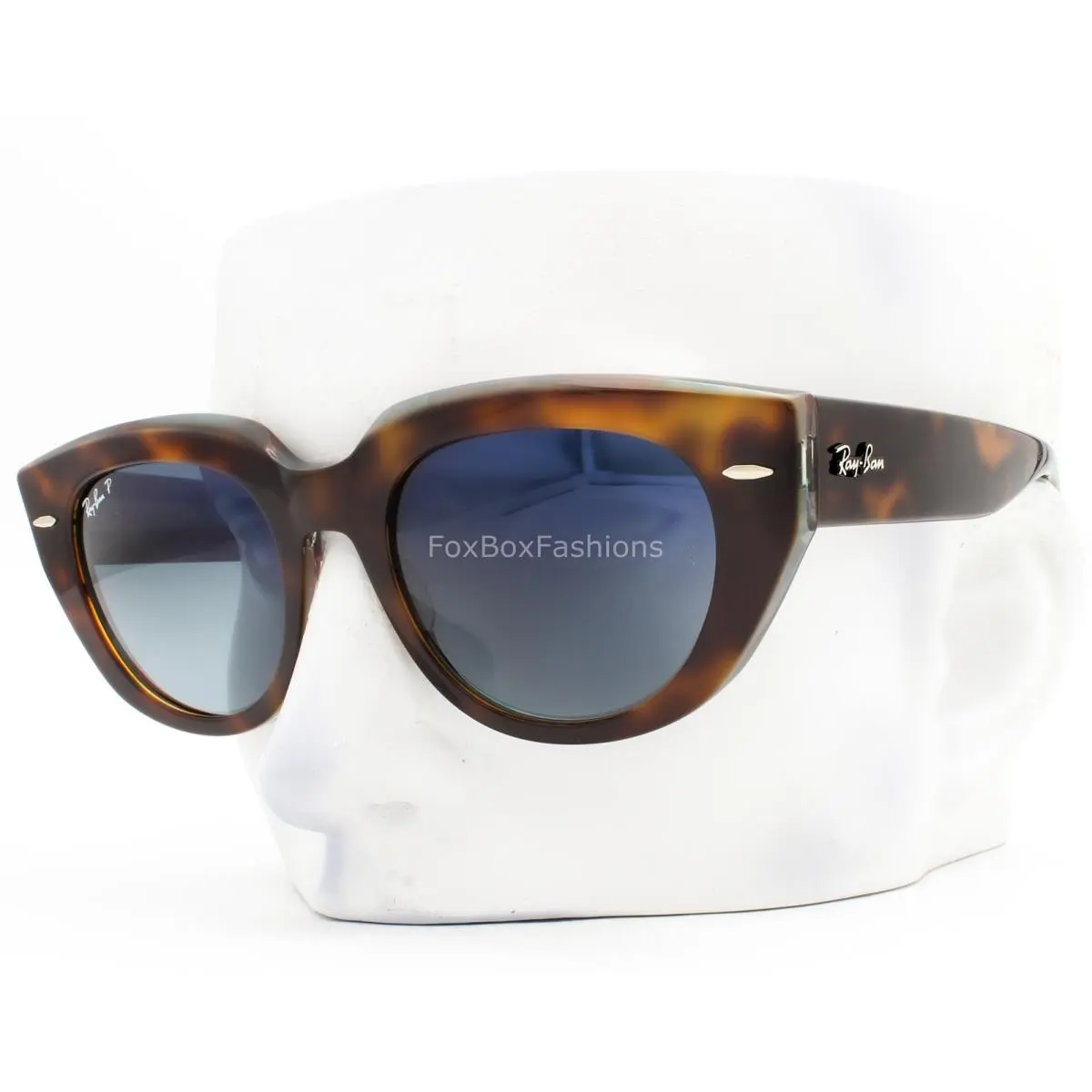 Ray-ban Doreen Sunglasses RB2286 1413/S3 Brown on Clear Polarized W/case by Ray-Ban