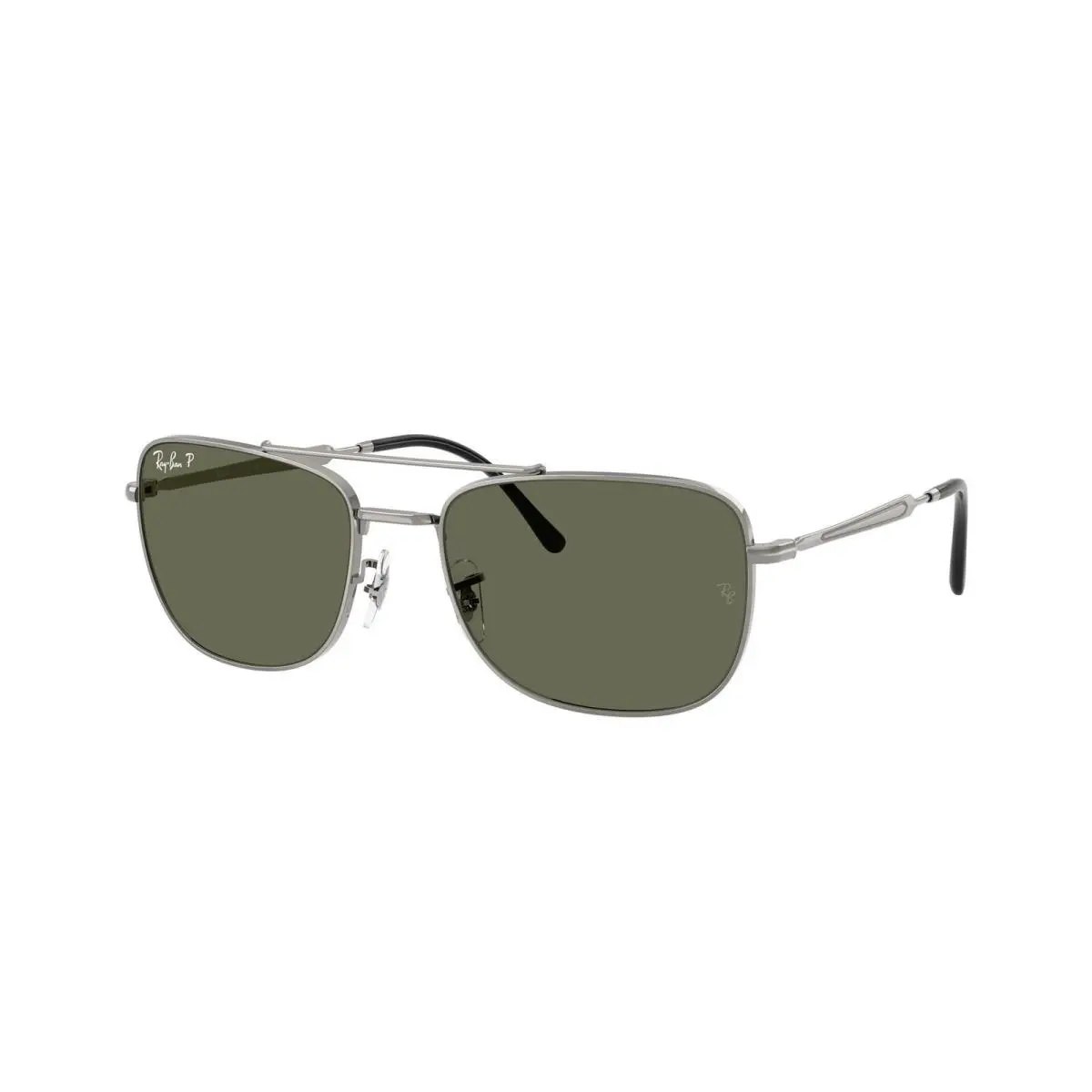 Ray-ban RB 3755 Gunmetal / Green Polar 004/58 Size 62 Sunglasses