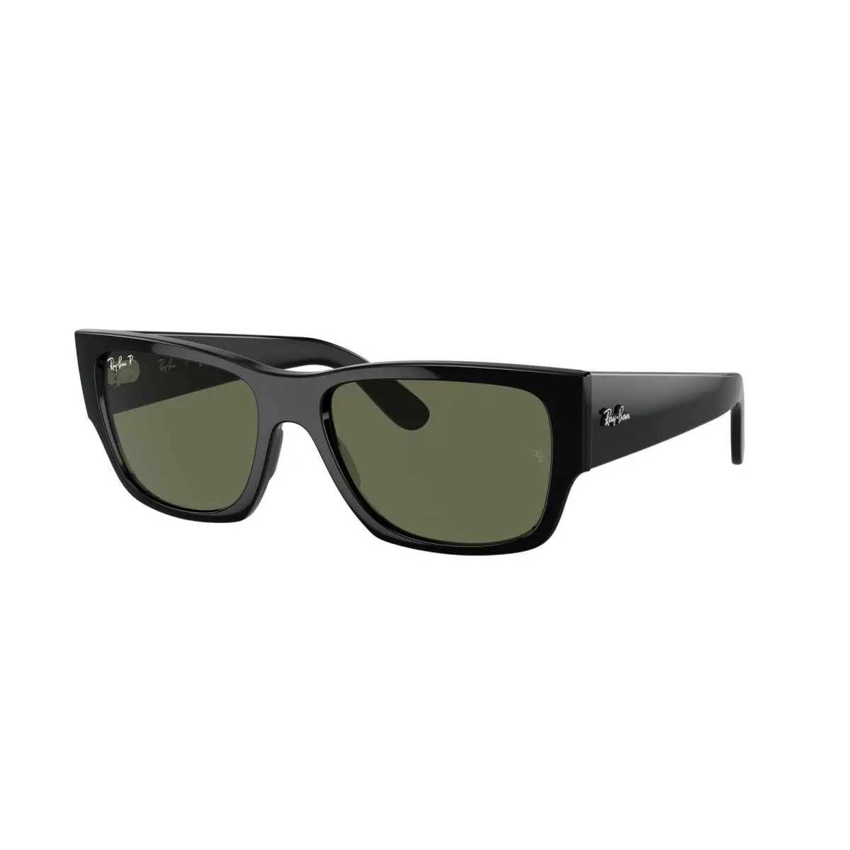 Ray-ban RB 947 S Carlos Black Polar Green 901/58 Size 56 Sunglasses