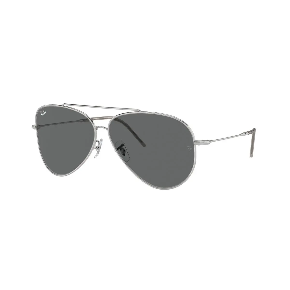 Ray-ban Rbr 101 S Aviator Reverse Silver Dark Gr 003/GR Size 59 Sunglasses by Ray-Ban
