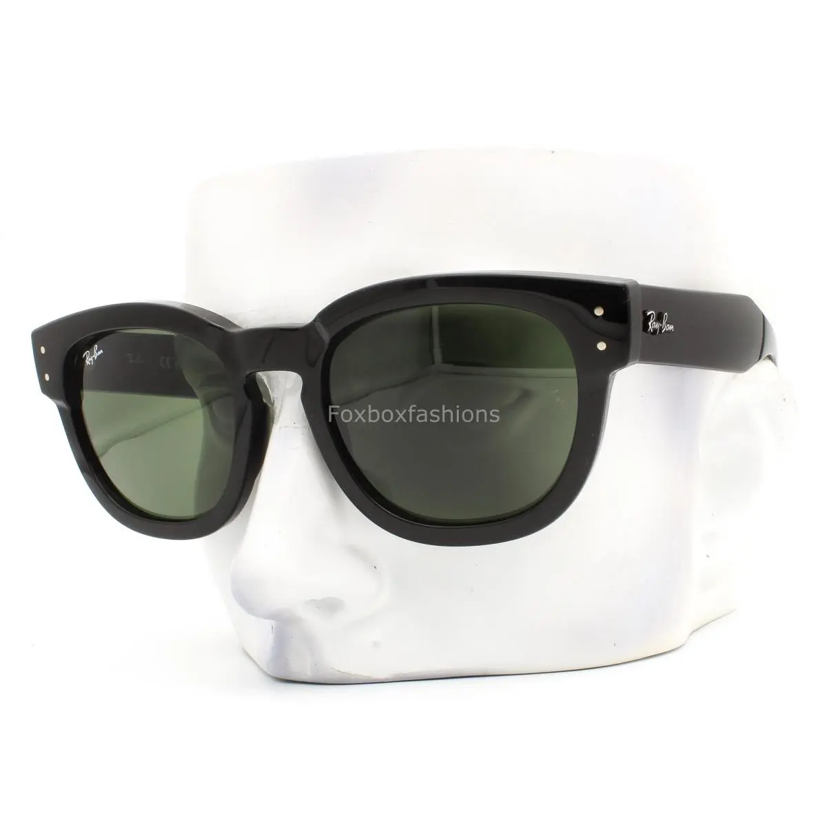 Ray-ban Mega Hawkeye Sunglasses RB 0298S 901/31 Polished Black with Case by Ray-Ban