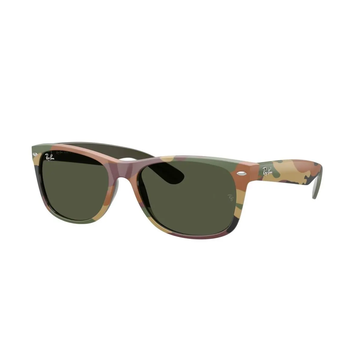Ray-ban RB 2132 Green with Camu / Crystal Standard 682331 Size 55 Sunglasses by Ray-Ban