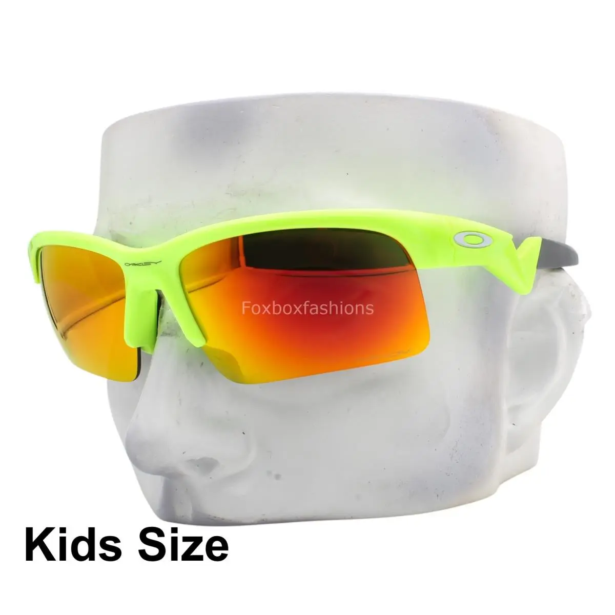 Oakley Youth Fit Sunglasses OJ9013-0462 Capacitor Neon Green Prizm Red Kids Size