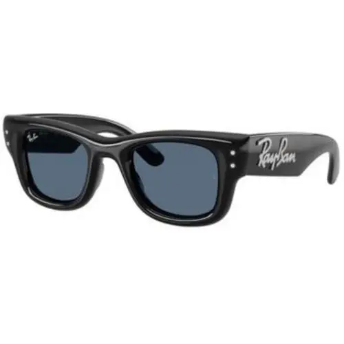 Ray-ban RB 4940 B Black / Dark Blue Polyamide Standard 686480 Size 47 Sunglasses