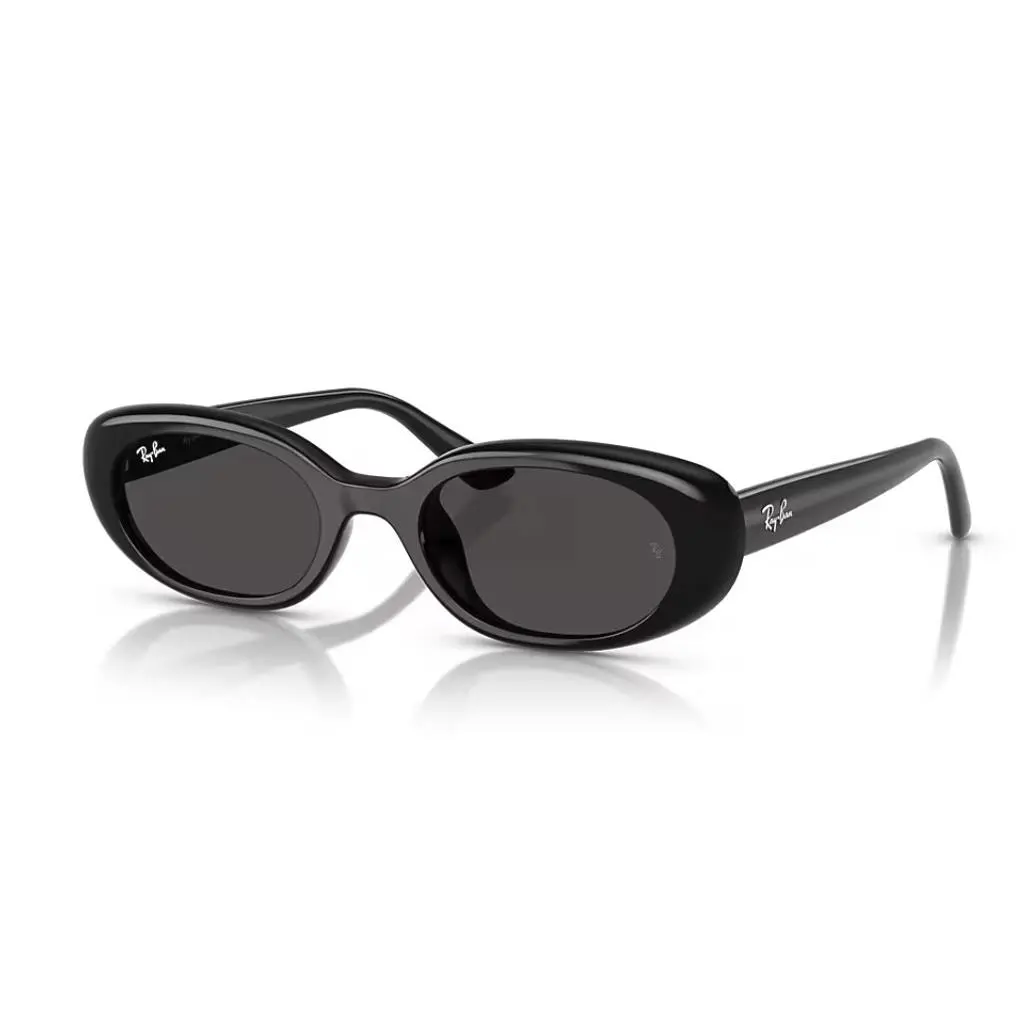 Ray-ban 53mm Black Bio-based Dark Grey Sunglasses - RB4441D-667787-53