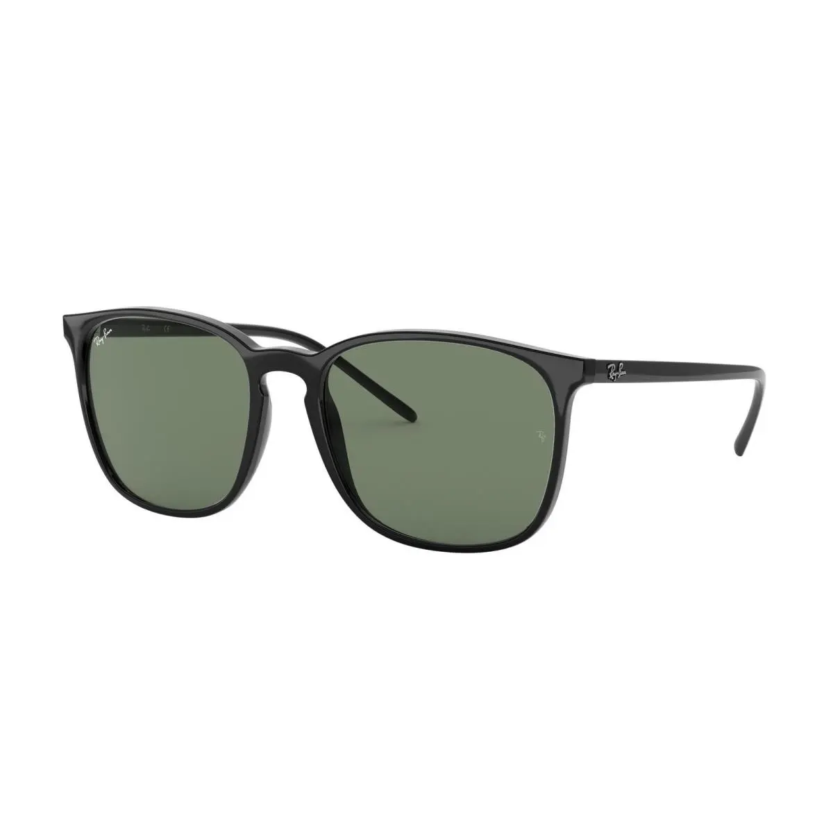 Ray-ban RB 4387 F Black Dark Green 901/71 Size 55 Sunglasses
