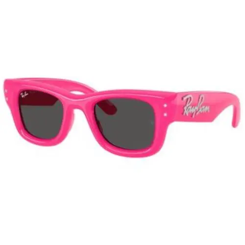 Ray-ban RB 4940 B Pink with Strass / Dark Grey 686287 Size 47 Sunglasses