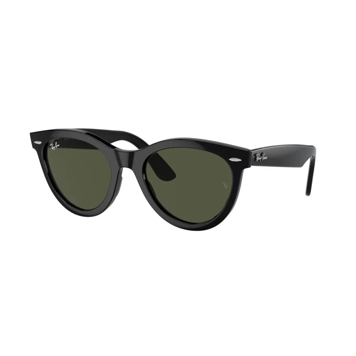 Ray-ban RB 2241 Wayfarer Way Black Green 901/31 Size 54 Sunglasses