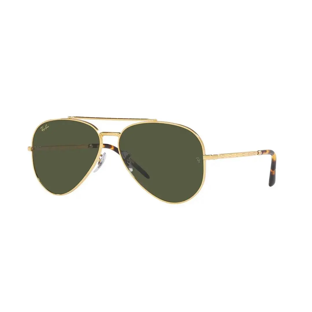 Ray-ban Aviator Gold Green Sunglasses - RB3625-91963158