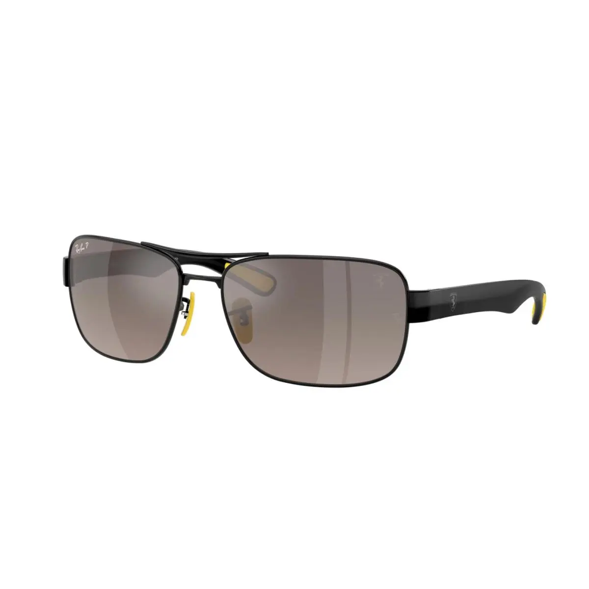 Ray Ban Ferrari Sunglasses RB3763M F1205J Black/grey Mirror Gradient Polarized by Ray-Ban