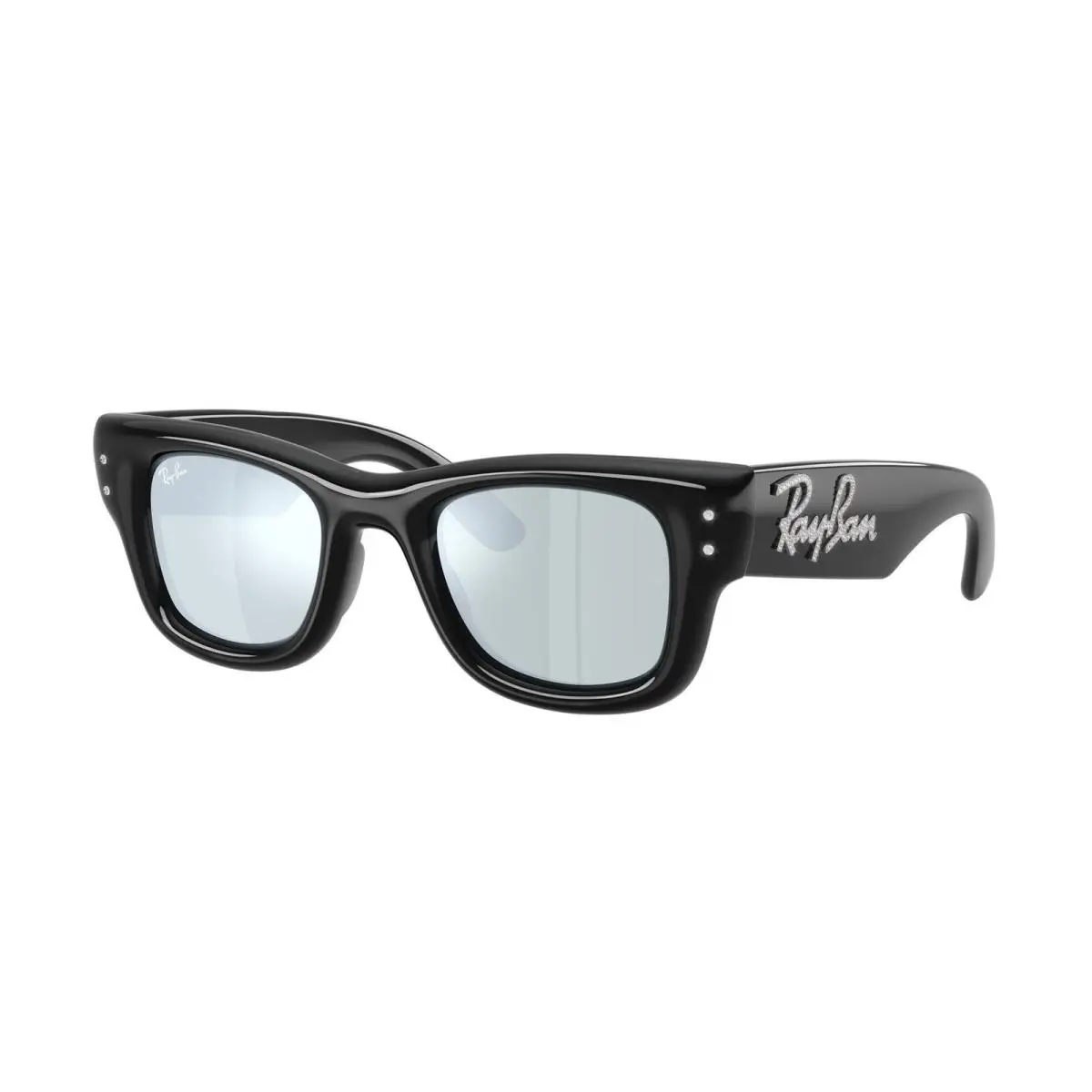 Ray-ban RB 4940 B Black / Green Mirror Silver Plan 686430 Size 47 Sunglasses by Ray-Ban