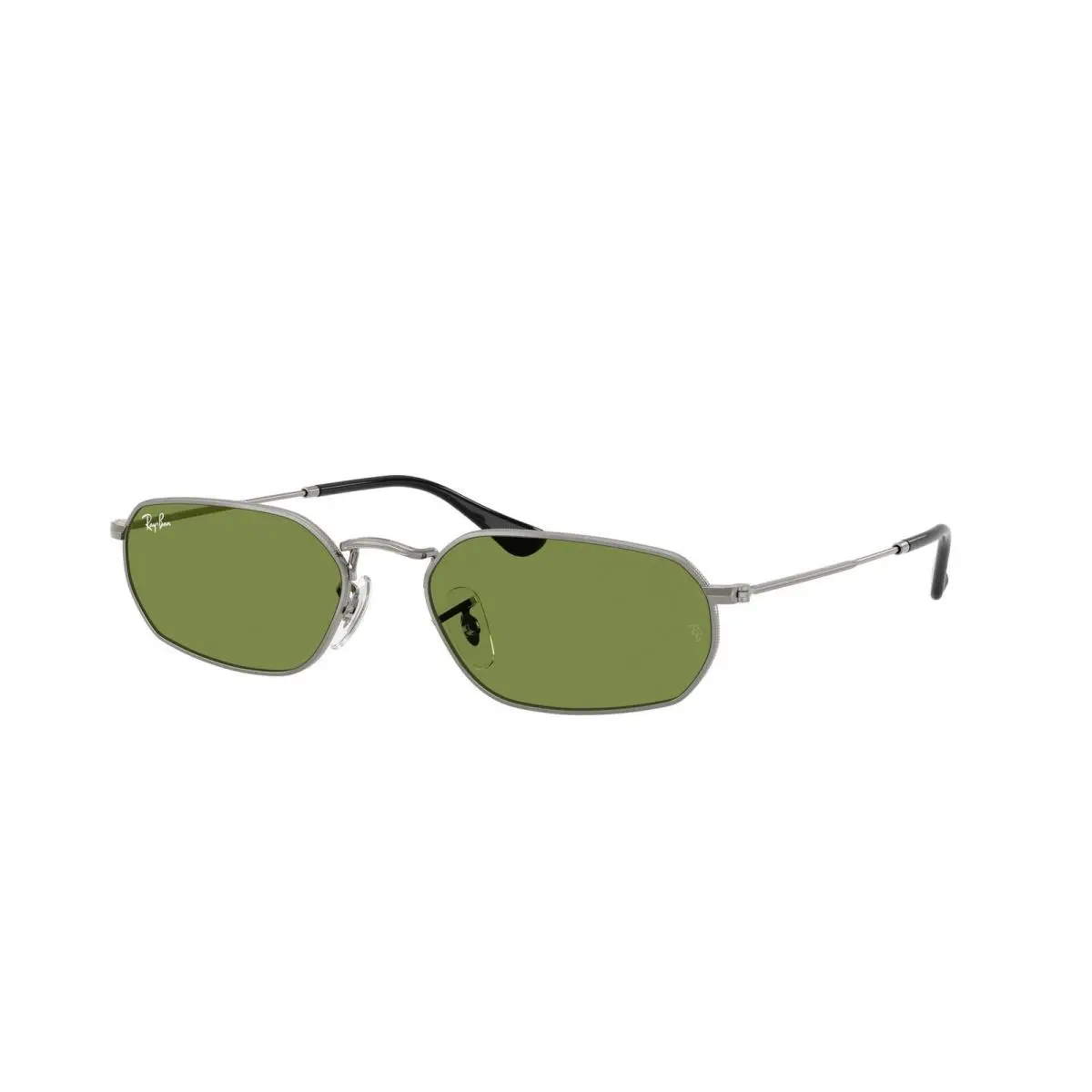 Ray-ban RB 3947 Gunmetal / Green Crystal Standard 004/4E Size 57 Sunglasses by Ray-Ban