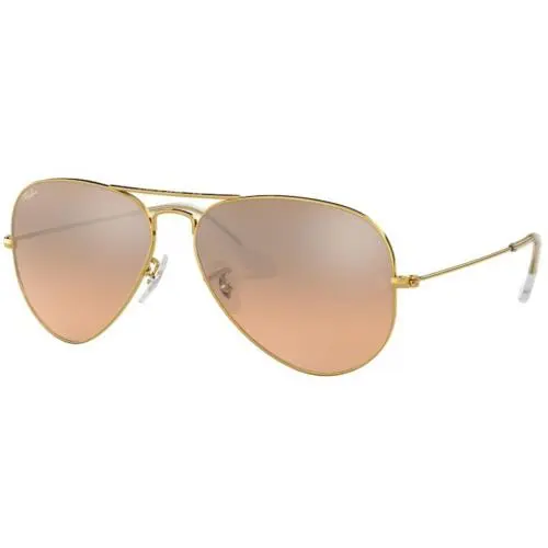 Ray-ban RB 3025 Gold 001/3E Size 55 Sunglasses