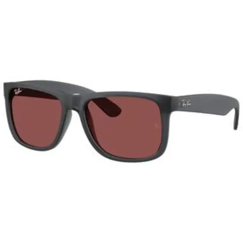 Ray-ban RB 4165 Opal Grey / Dark Violet 687375 Size 51 Sunglasses by Ray-Ban