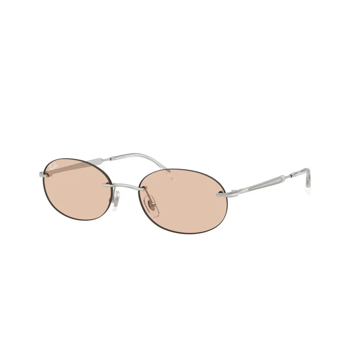 Ray-ban RB 3767 Silver / Photo Amber Dark 003/MG Size 54 Sunglasses by Ray-Ban