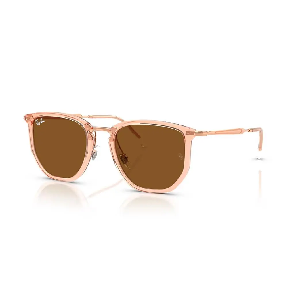 Ray-ban 50mm Transparent Beige Brown Sunglasses - RB4451-68013350