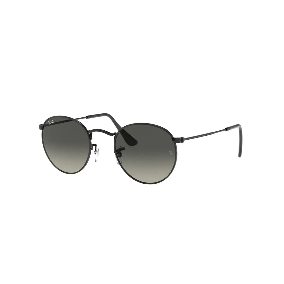 Ray-ban RB 3447 N Round Metal Black Light Grey G 002/71 Size 53 Sunglasses
