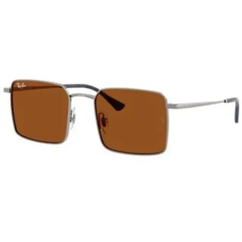 Ray-ban RB 3782 Gunmetal / Dark Brown 004/73 Size 50 Sunglasses by Ray-Ban