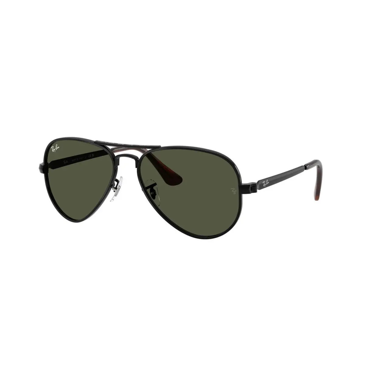 Ray-ban RB 3925 Black / Green Crystal Standard 002/31 Size 62 Sunglasses