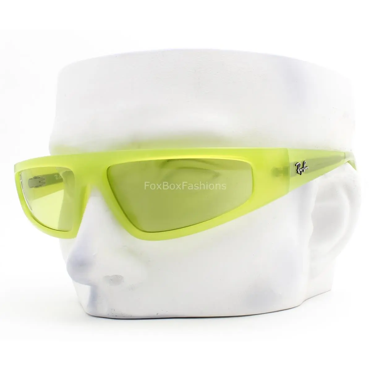 Ray-ban Izaz Sunglasses Shiny Bright Apple Green RB4432 6763/2 with Case by Ray-Ban