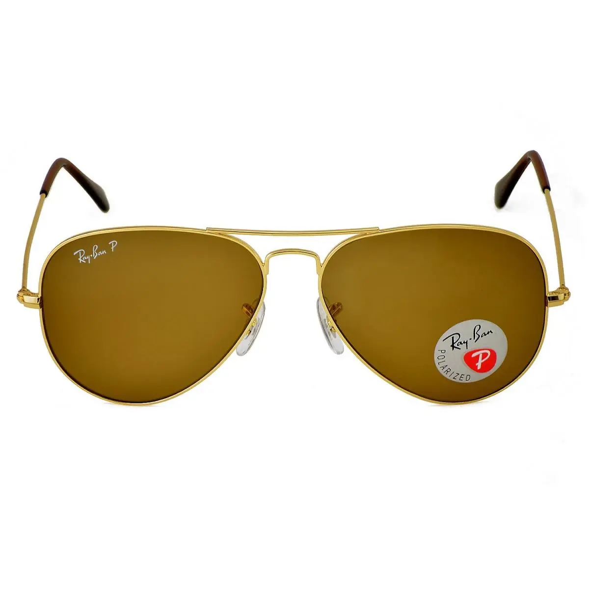 Ray-ban Sunglasses RB3025 Aviator Classic Gold Frame Polarized Brown Lens 58mm