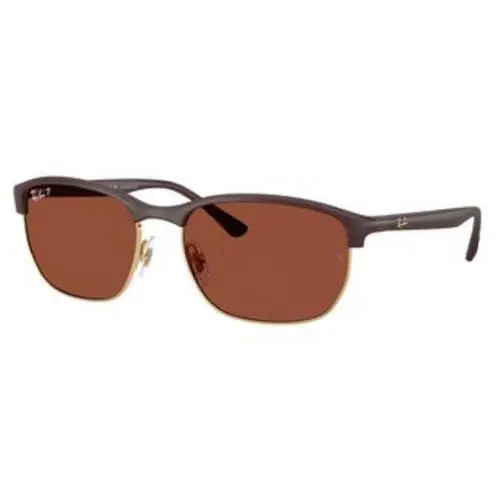 Ray-ban RB 4469 Sand Violet / Polar Red 64451B Size 59 Sunglasses
