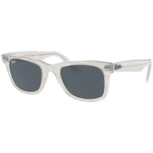 Ray-ban RB 2140 Photo Striped Light Blue / 1407R5 Size 50 Sunglasses