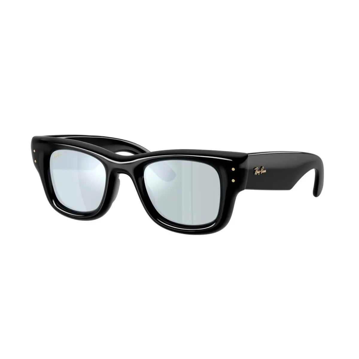 Ray-ban RB 4940 Black / Green Mirror Silver Plan 601/30 Size 50 Sunglasses