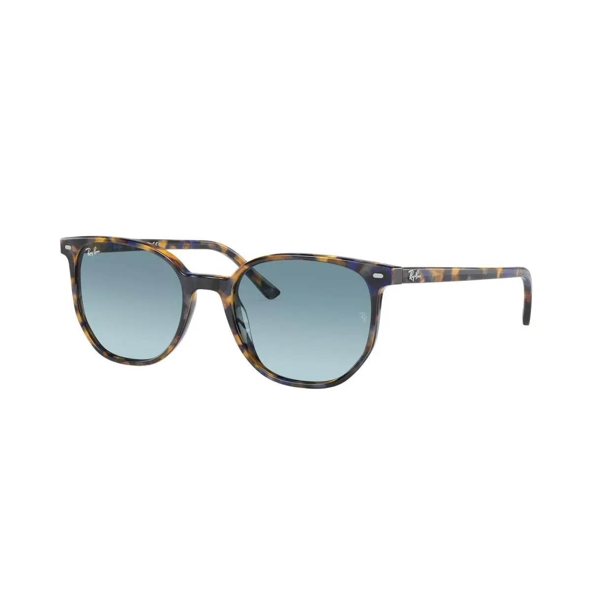 Ray-ban RB 2197 Elliot Yellow Blue Havana Bl 13563M Size 52 Sunglasses