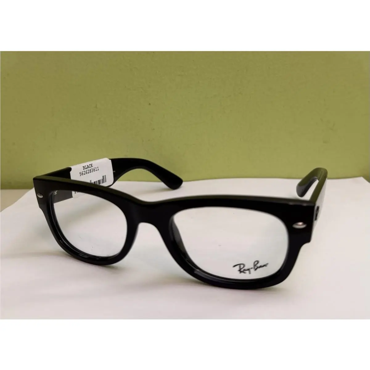 Ray Ban RX0832Y Mega Wayfarer II Square Black 2000 Eyeglass Frames 52-21-145 by Ray-Ban