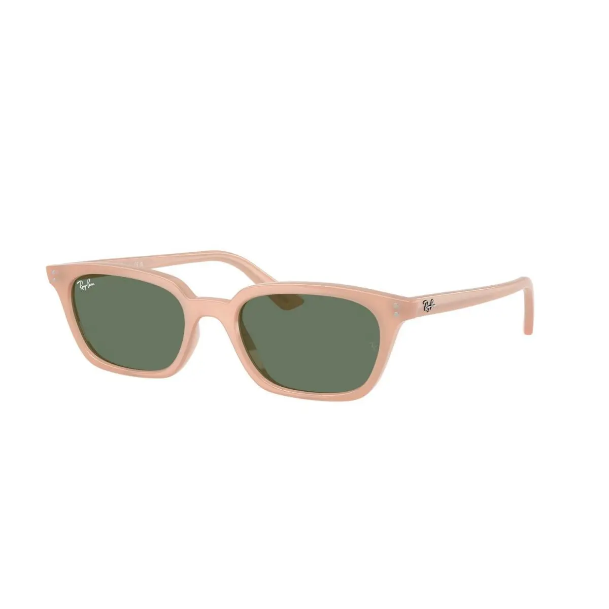 Ray-ban RB 4456 Cloudy Natural Pink / Dark Green 681182 Size 53 Sunglasses
