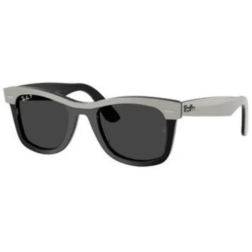 Ray-ban RB 2240 F Grey On Black / Polar 144248 Size 52 Sunglasses by Ray-Ban