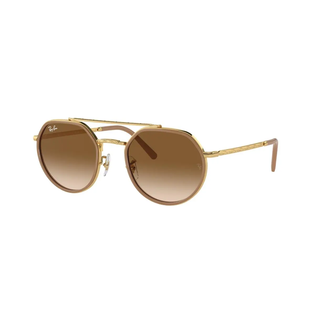 Ray-ban RB 3765 Arista Clear Gradient Brown 001/51 Size 53 Sunglasses