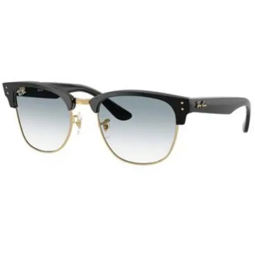 Ray-ban Rbr 0504 S Black On Gold / Clear Gradient Blue 667779 Size 51 Sunglasses