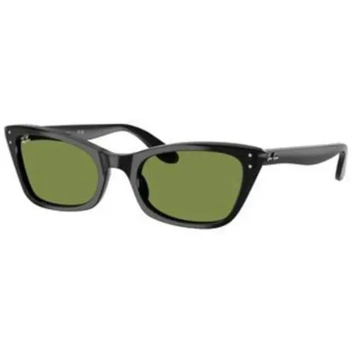 Ray-ban RB 2299 Black / Green Crystal Standard 901/4E Size 52 Sunglasses by Ray-Ban