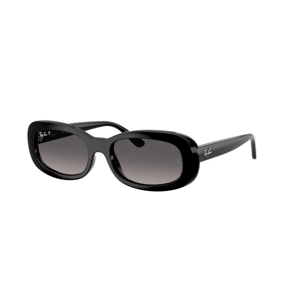 Ray-ban RB 2221 Black / Gradient Grey Polar 901/M3 Size 53 Sunglasses