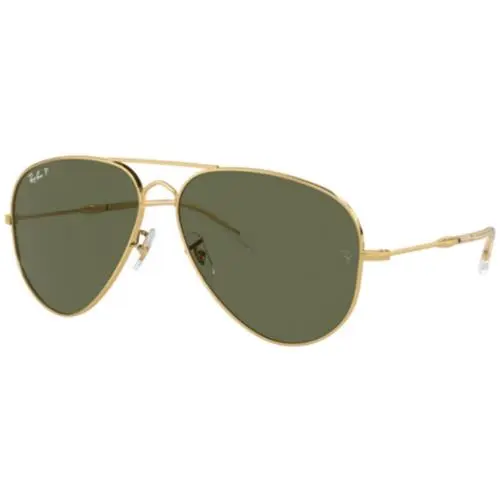 Ray-ban RB 3825 Old Aviator Arista Green Polar 001/58 Size 62 Sunglasses