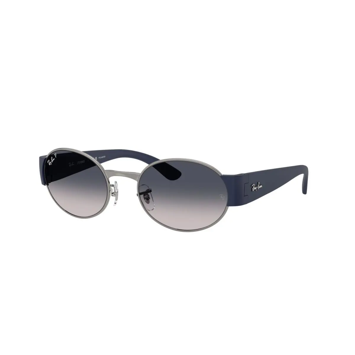 Ray-ban RB 3770 Gunmetal / Blue Gradient Polar 004/78 Size 52 Sunglasses