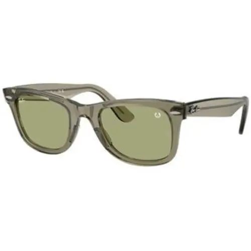 Ray-ban RB 2140 F Transparent Green / Bottle 68694E Size 52 Sunglasses