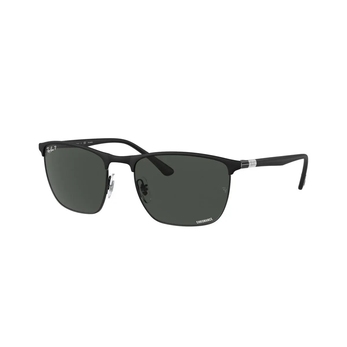Ray-ban RB 3686 Matte Black On Polar Dar 186/K8 Size 57 Sunglasses