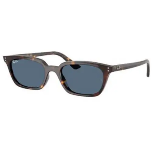 Ray-ban RB 4456 Havana / Dark Blue Polyamide Standard 135980 Size 53 Sunglasses by Ray-Ban