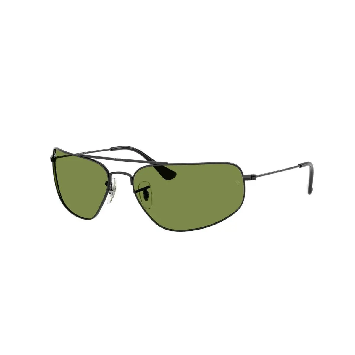 Ray-ban RB 3780 Black / Green Crystal Standard 002/4E Size 63 Sunglasses