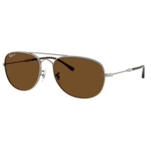 Ray-ban RB 3735 Gunmetal / Polar Brown 004/57 Size 60 Sunglasses by Ray-Ban