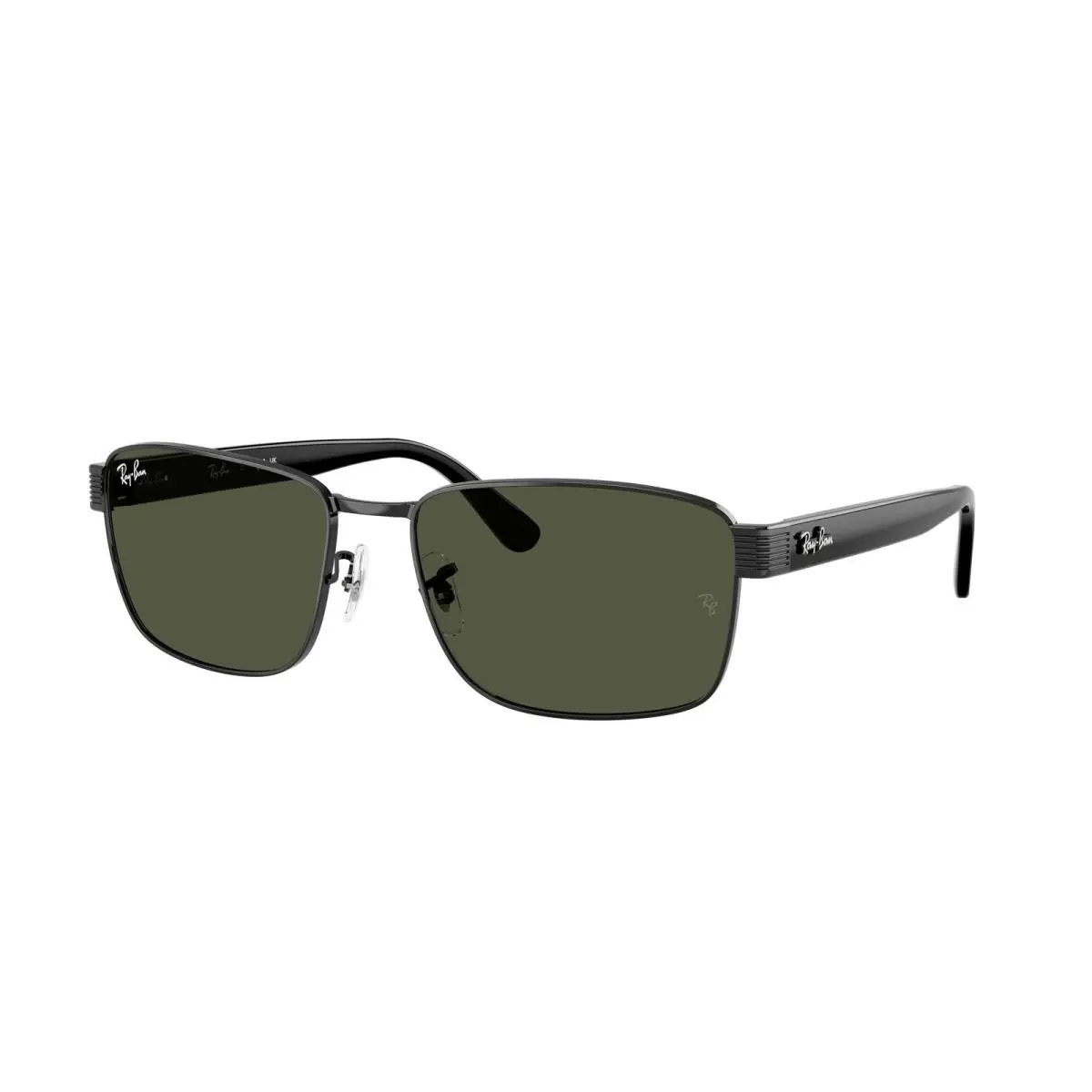 Ray-ban RB 3750 Black Green 002/31 Size 59 Sunglasses
