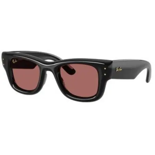 Ray-ban RB 4940 Black / Dark Violet Polyamide Standard 601/69 Size 47 Sunglasses