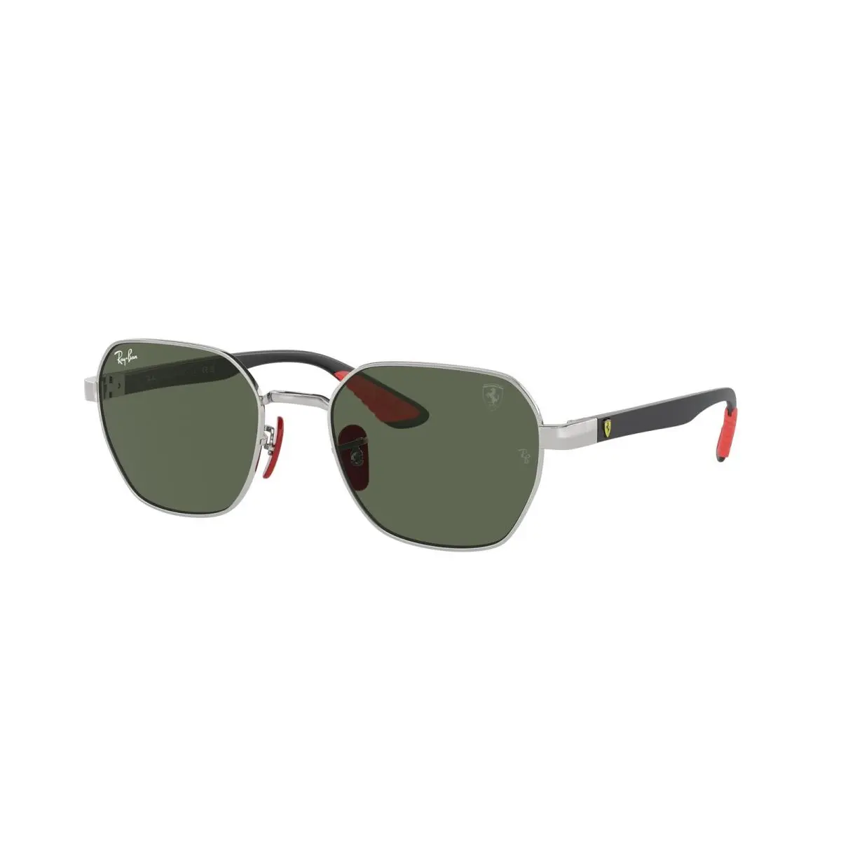 Ray-ban RB 3794 M Silver Dark Green F03171 Size 54 Sunglasses by Ray-Ban
